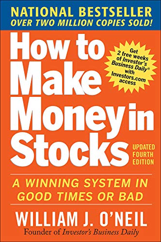 Book cover with orange background and white and yellow text on investing.