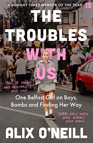 Book cover showing a young girl walking on a street amidst a crowd.
