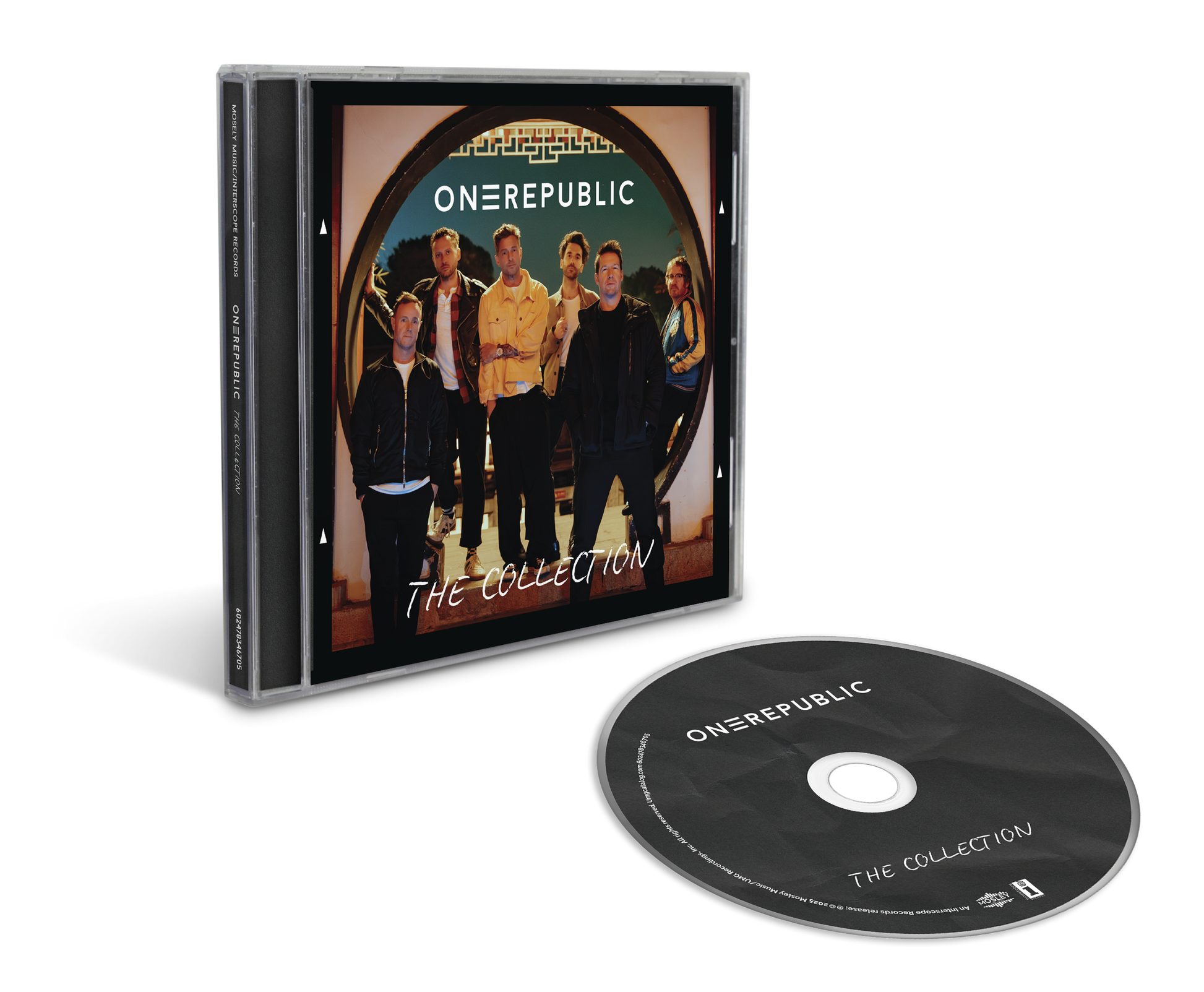 OneRepublic The Collection CD jewel case and disc featuring the band members.