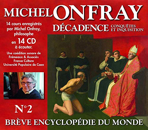 CD cover for Michel Onfray’s “Decadence Vol. 2” featuring historical painting.