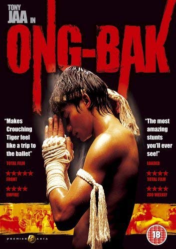 Ong Bak DVD cover featuring Tony Jaa in a martial arts pose.