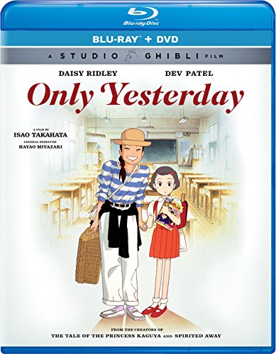 “Only Yesterday” Blu-ray cover featuring two anime-style characters in a classroom.