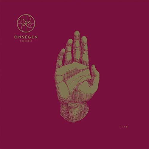 Record album cover: sketched hand against a dark reddish background.