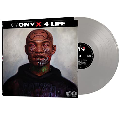 Onyx 4 Life" vinyl record with album cover featuring a portrait of a rapper.