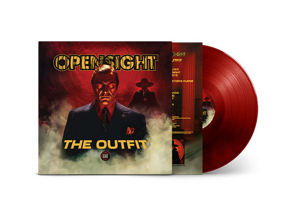 Opensight - The Outfit" vinyl record with red disc and film cover.