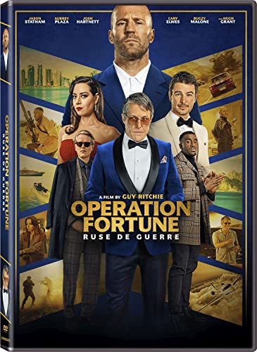 “Operation Fortune” DVD cover featuring Jason Statham and ensemble cast.
