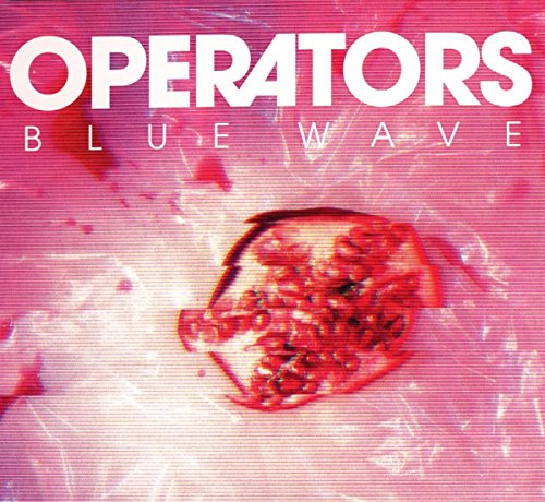 CD cover for "Operators - Blue Wave" with distorted, abstract imagery.
