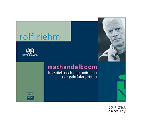 Album cover featuring a portrait of Rolf Riehm against blue and green geometric blocks.