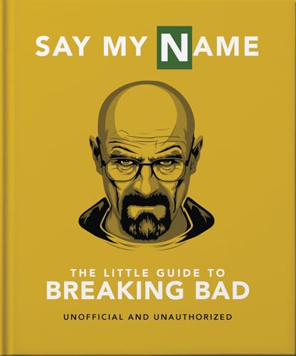 Book cover with a yellow background featuring a stylized illustration of Walter White.