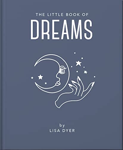 Book cover with white illustration of a crescent moon and hand.