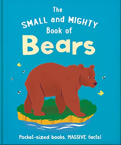 Book cover with illustration of a brown bear on green land.
