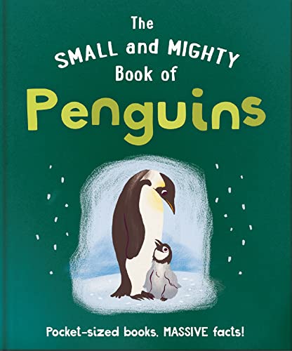 Book cover featuring an emperor penguin and chick in a snowy scene.