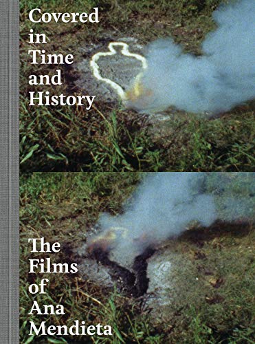 Book cover featuring a silhouetted body shape outlined in smoke on grass.