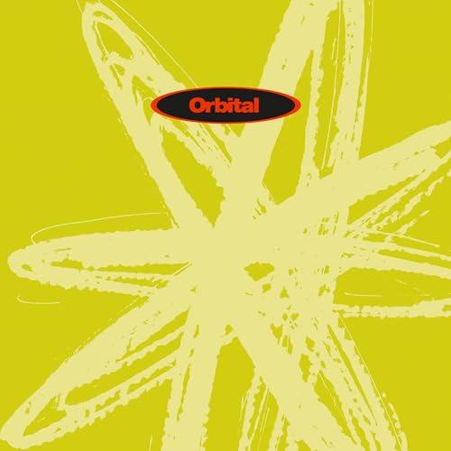 Orbital CD cover: yellow starburst background with red "Orbital" text.