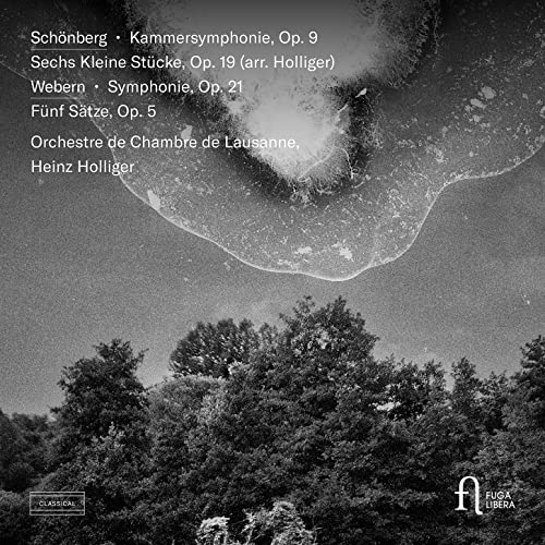 CD cover for Schönberg and Webern compositions performed by Orchestre de Chambre De Lausanne.