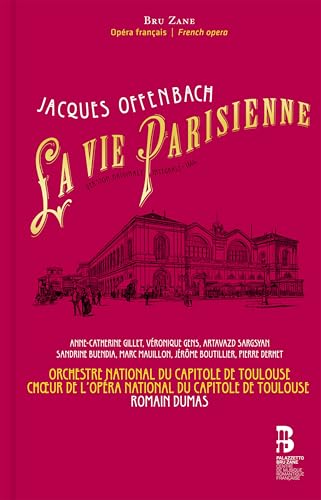 CD cover for Offenbach's *La Vie Parisienne* opera, featuring an opera house illustration.