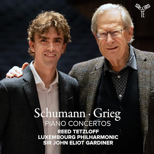 CD cover featuring two men, Reed Tetzloff and Sir John Eliot Gardiner.