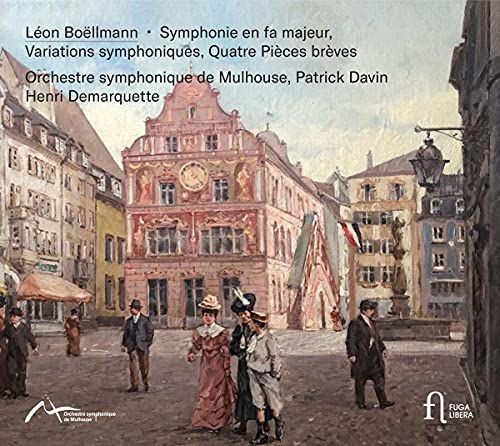 CD cover featuring a painted street scene with figures and buildings.