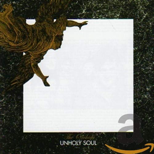 CD cover: dark figure falling against a white background, text “Unholy Soul”.