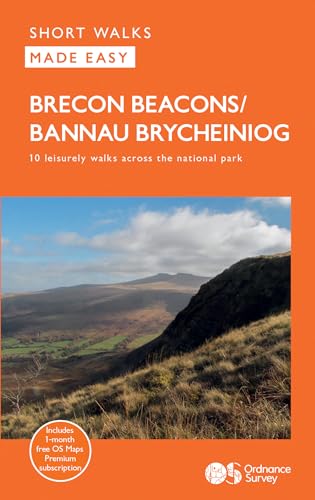 Book cover for “Brecon Beacons” with a landscape photograph.