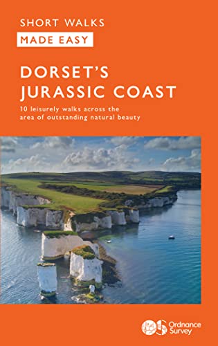 Book cover featuring coastal cliffs and blue water, titled “Dorset’s Jurassic Coast.”