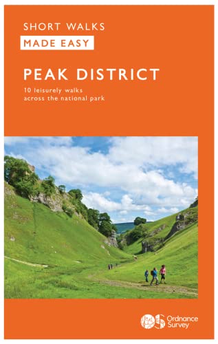 Book cover: "Peak District Short Walks Made Easy" with hillside landscape.