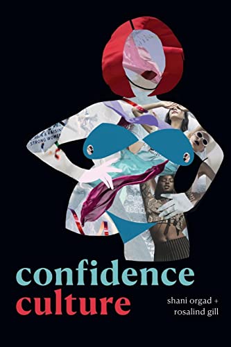 Book cover with collage of women and bold red title "confidence culture".
