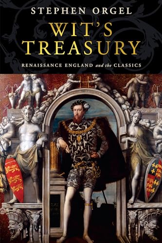 Book cover: "Wit's Treasury" featuring a Renaissance portrait and classical figures.
