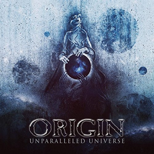 CD cover art: figure holding a glowing orb in a cosmic scene.