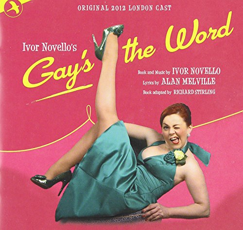 CD cover for “Gay’s The Word” musical, featuring a woman in a teal dress.