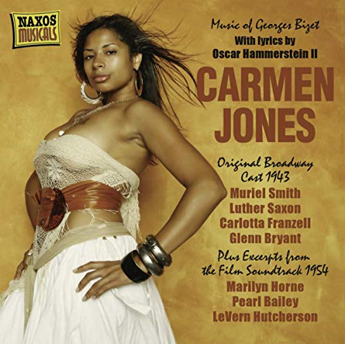 CD cover for "Carmen Jones" original 1943 Broadway cast recording.