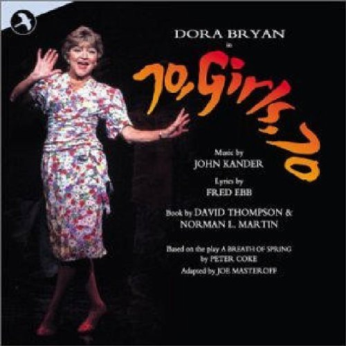 CD cover for “70, Girls, 70” featuring Dora Bryan in a floral dress.