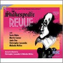 CD cover for "The Shakespeare Revue" featuring a stylized portrait of Shakespeare.