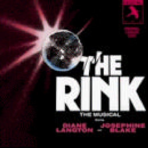 CD cover for "The Rink" musical, featuring a disco ball and text.