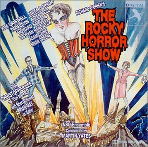 CD cover for "The Rocky Horror Show" featuring illustrated figures and text.