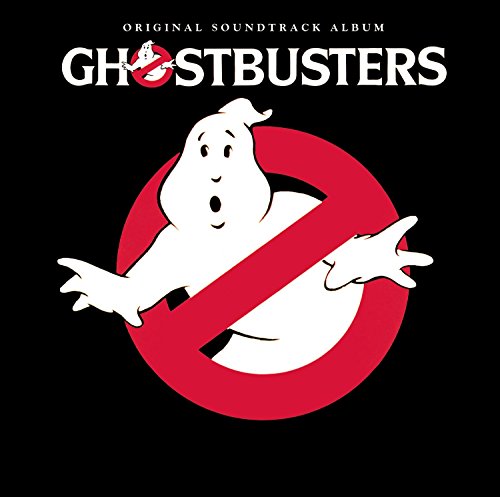 Ghostbusters soundtrack CD cover with a ghost inside a red "no" symbol.