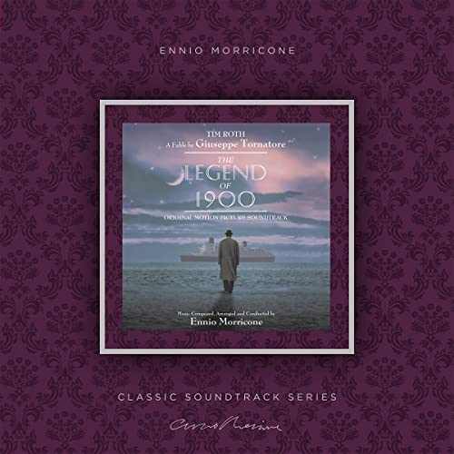 LP record cover for “The Legend of 1900” soundtrack by Ennio Morricone.