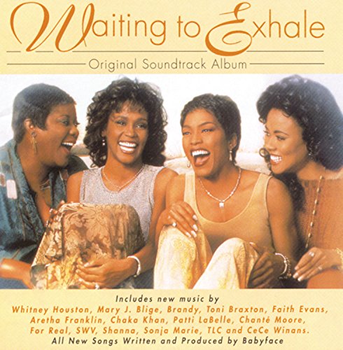 Four smiling women posing together on the Waiting to Exhale original soundtrack CD cover.
