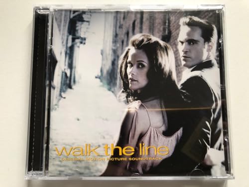 CD case for “Walk The Line” soundtrack featuring Joaquin Phoenix and Reese Witherspoon.