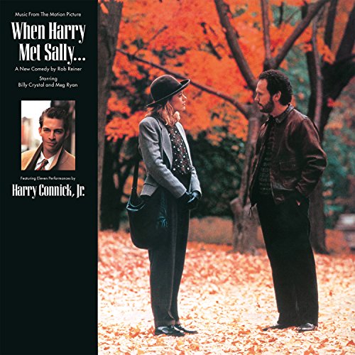 Vinyl cover showing Meg Ryan and Billy Crystal in a park with autumn leaves.