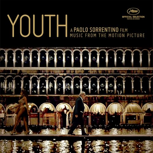 Youth" soundtrack vinyl cover: figures reflected in water, arched windows.