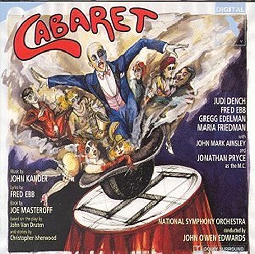 “Cabaret” original cast CD cover featuring a chaotic, painted scene.