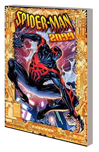 Spider-Man 2099 comic book cover featuring a dynamic, futuristic hero pose.