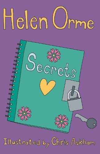 Book cover featuring a teal spiral-bound notebook with a padlock, key, and flower illustrations.