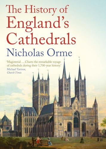 Book cover featuring Salisbury Cathedral and people in a landscape.