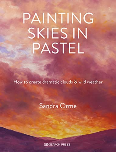 Book cover showing a pastel painting of a dramatic sunset sky over dark hills.