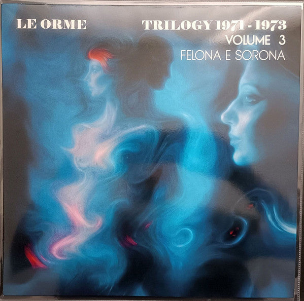 Album cover for "Felona E Sorona" by Le Orme, featuring ethereal figures.