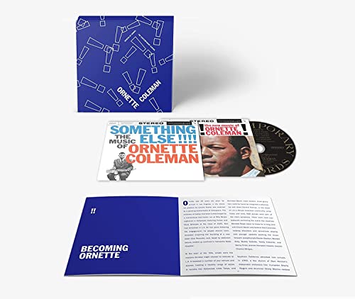 CD packaging for Ornette Coleman’s “Genesis of Genius” with album art and text.