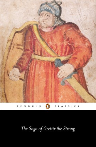Book cover depicting a medieval warrior with shield and sword.
