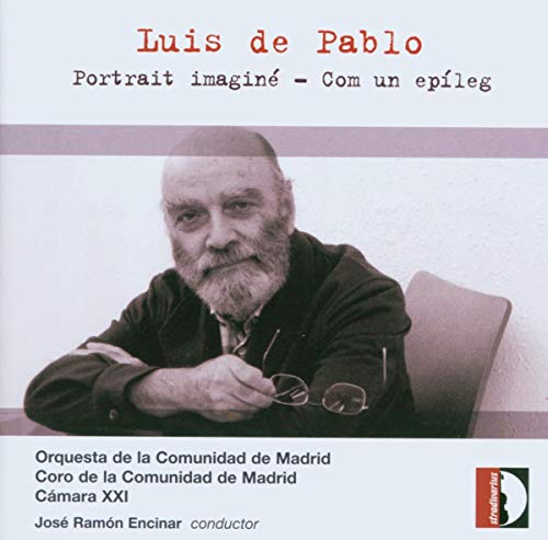"CD cover with a black and white photo of a man holding glasses."